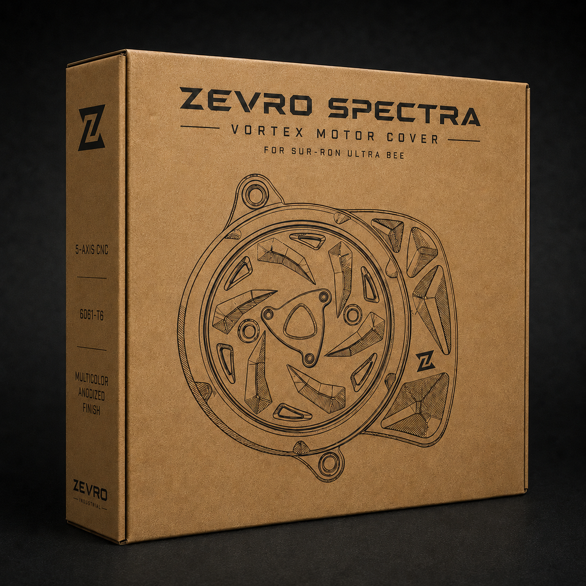 ZEVRO Spectra Vortex Motor Cover for Surron Ultra Bee