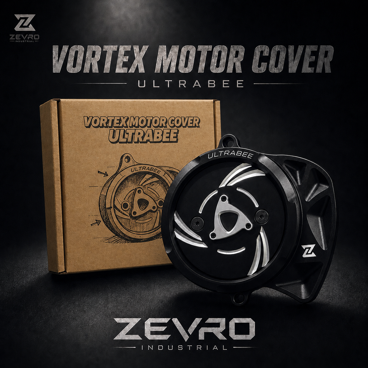 ZEVRO CNC Vortex Motor Cover for Surron ULTRABEE